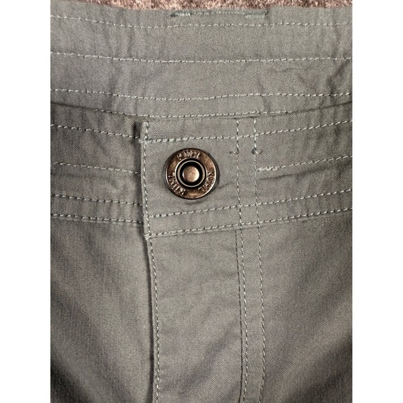 Kuhl‎ Vintage Patina Dye Gray Cargo Capri Pants Womens Size 12 REG - Picture 3 of 11